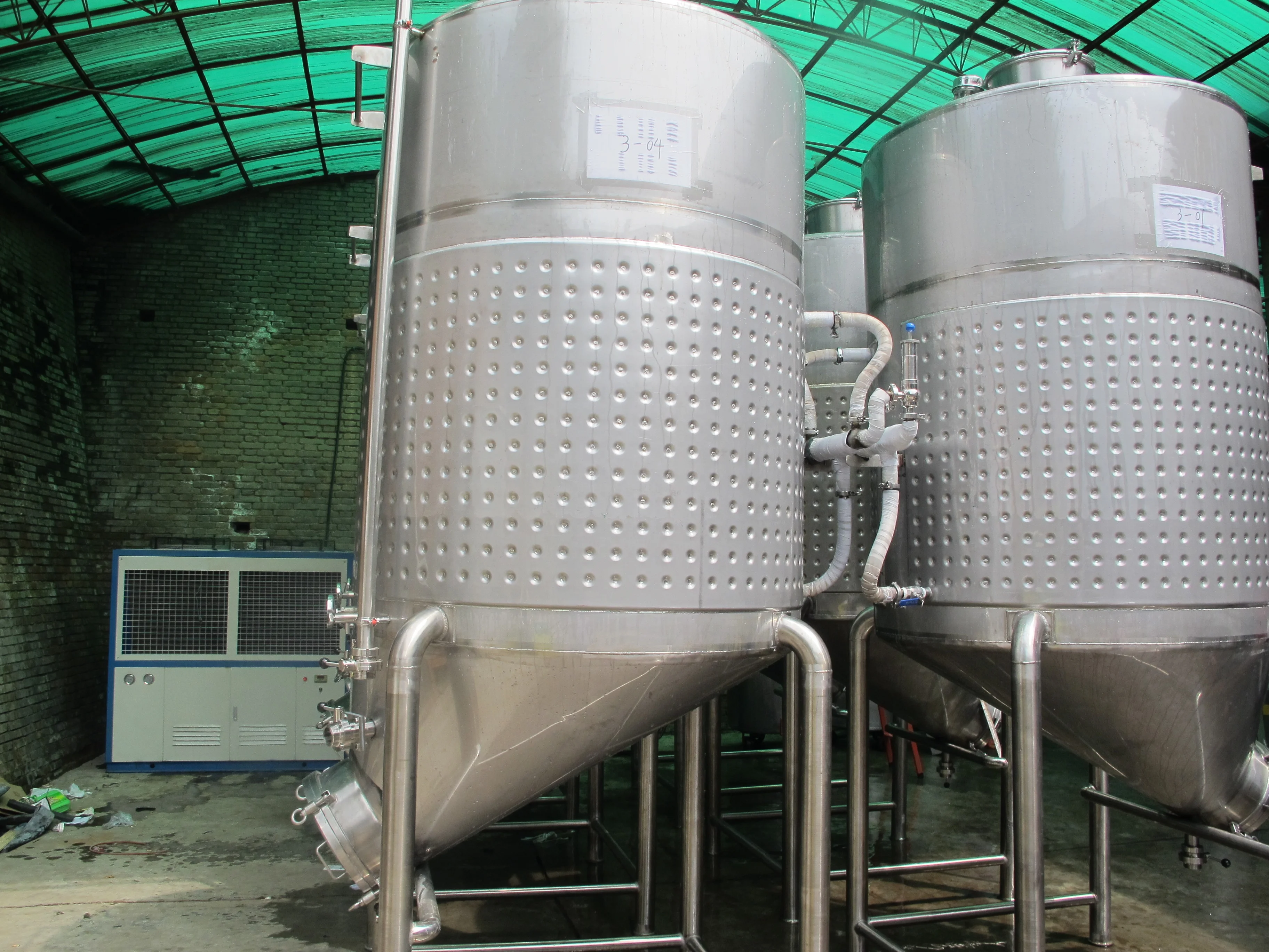 200L-10000L jacketed wine fermenter Steel Stainless beverage cider fermening equipment