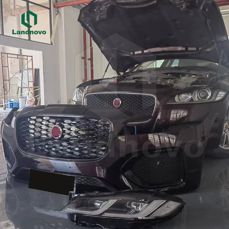 Muhuang Led head light for Jaguar XF Fpace 2017-2020 headlamp upgrade to 2021 LED lamp for For Jaguar XF F-pace 2017-2020