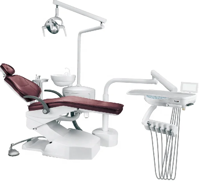 CE and ISO Approved Foshan Manufacturer High Quality Complete Dental Chair Unit Soft Leather