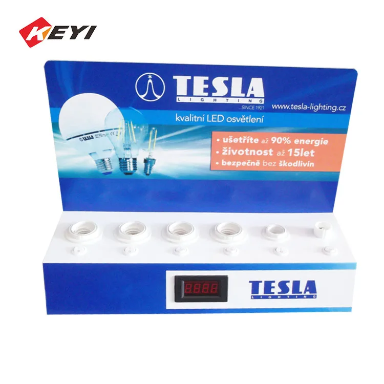 retail LED lamp display racks