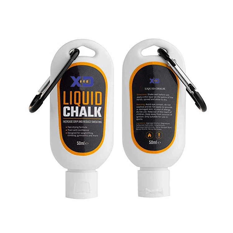 Hot selling bottled magnesium carbonate liquid fitness chalk rock climbing weight lifting sweat-absorbent and non-slip