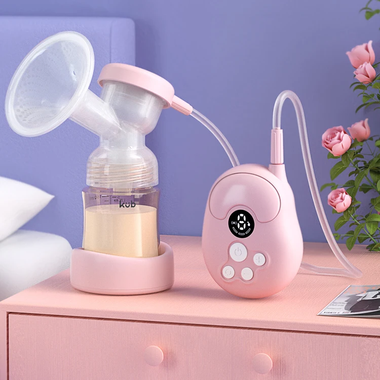 KUB Hospital Food Grade Portable 150ml Usb Charging Baby Feeding Milk Bottle Silicone Manual Hands Free Electric Breast Pump