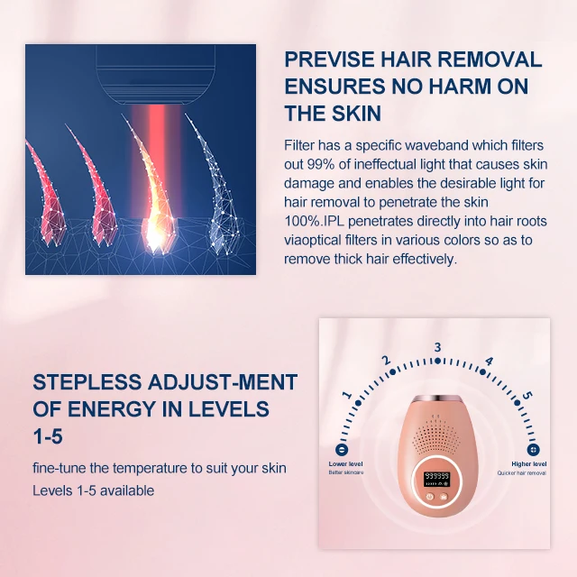 Manufacture ipl laser hair removal permanent upgrade Woman Home Use beauty instrument