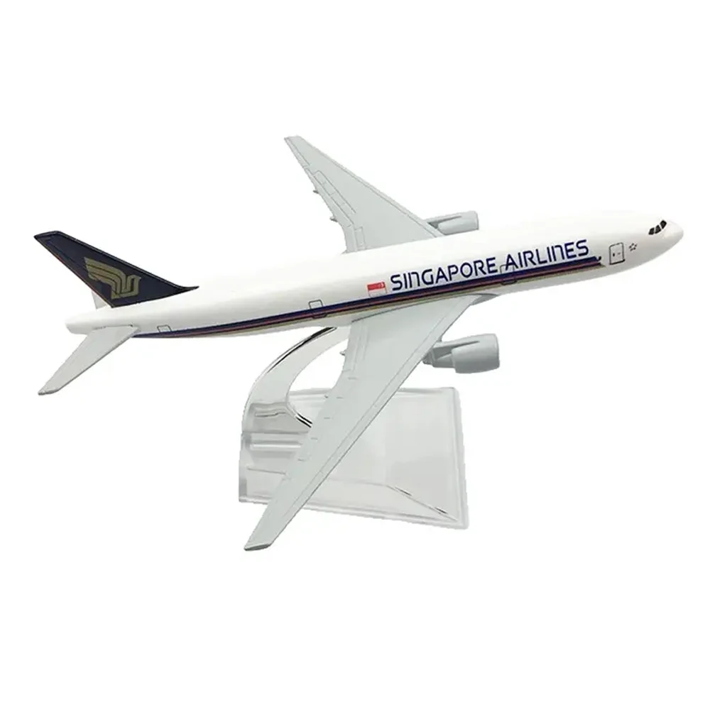 Модель самолета 16 см модель Singapore Airlines Boeing B747 литая из металлического 1/400 масштаба коллекционная Подарочная игрушка