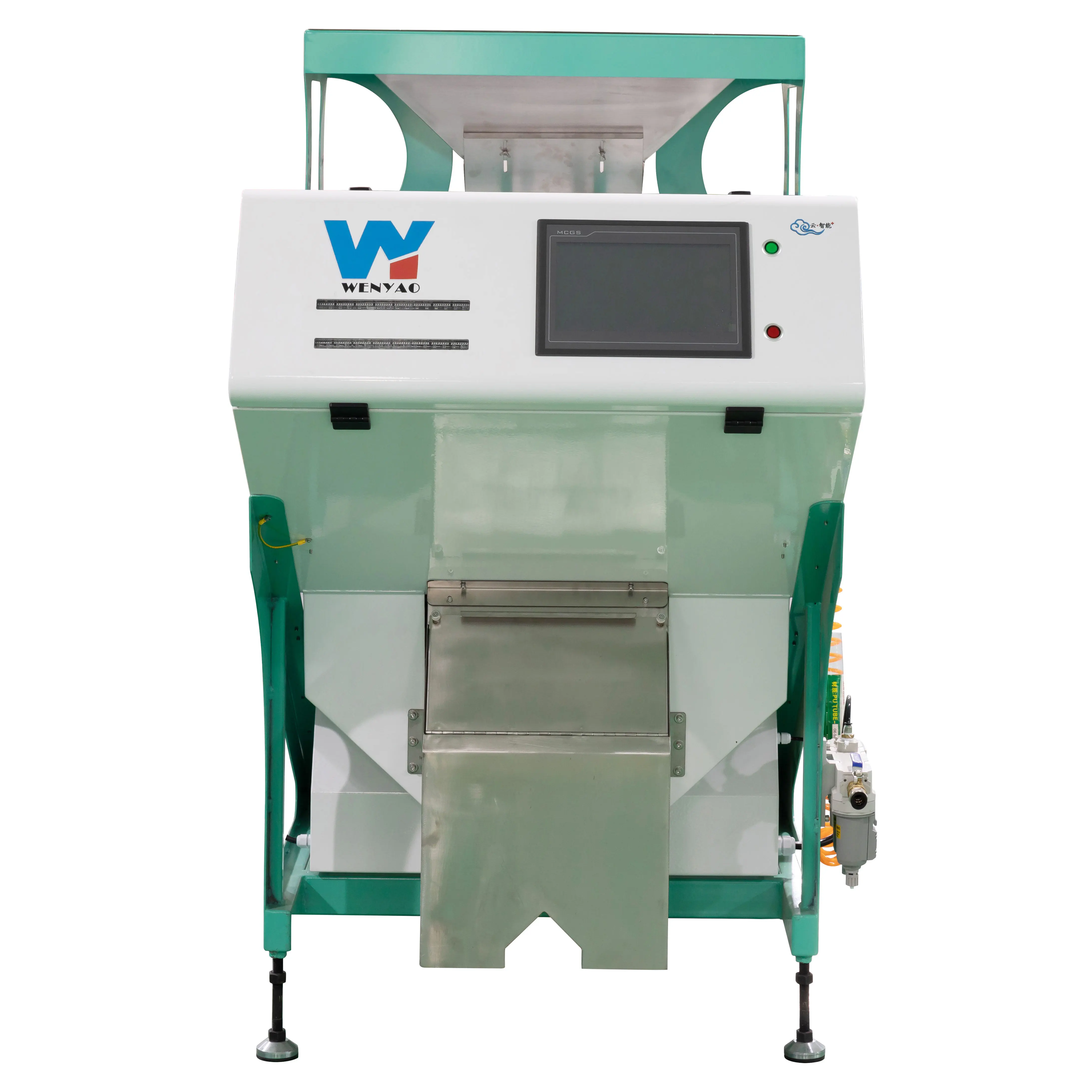 
Wenyao high capacity mini 1 chute rice color sorter sorting colour sorter machine with factory price wifi remote service  (1600169347289)