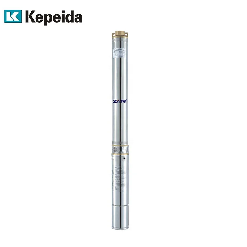 Kepeida 3 Inch 2m3/h 1.1kw 220v Well Hand Pump Ac Deep Well Submersible Water Pump For Agriculture Irrigation