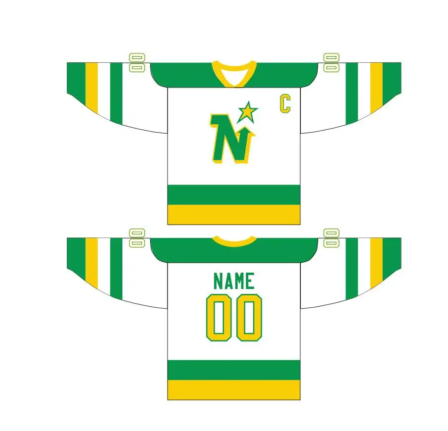 Custom Made Sublimation Printed Hockey Wear with Lace Ice Hockey Jersey