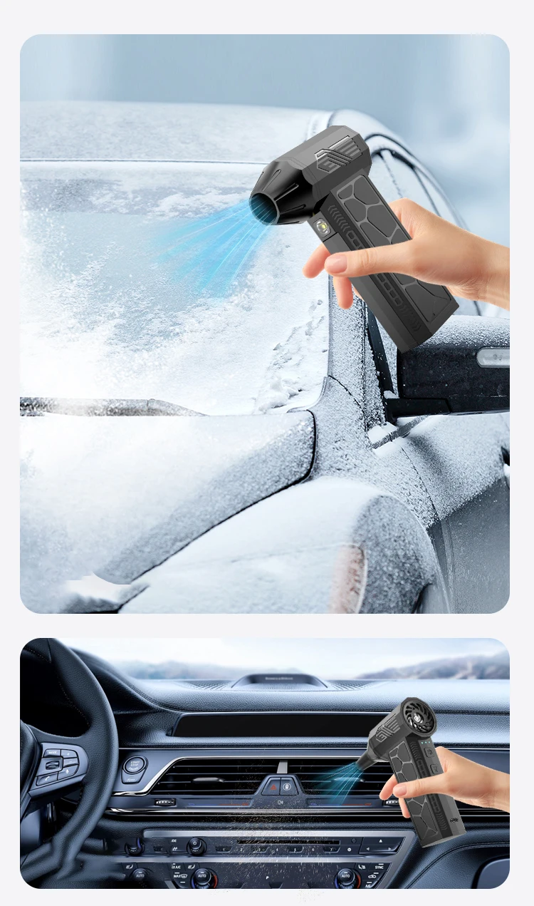 Brushless Motor 52m/s Jet Dry Fan for Electronics Cleaning Cars and Home Appliances Violent Mini Turbo Jet Fan