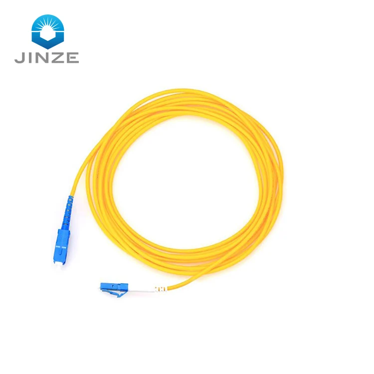 SC/APC UPC fiber optic patch cord single mode duplex G657A1 G652D LSZH PVC 2.0 3.0mm 2meter 3meter cable jumper for ftth