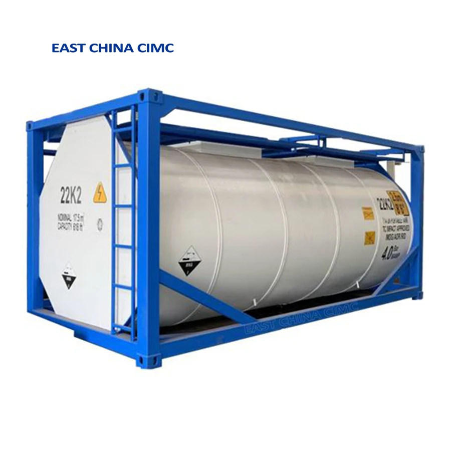 Sulphuri Acid Liquid Transport ISO Tank Container 19000liters Tanker ISO With LR CCS Certificate