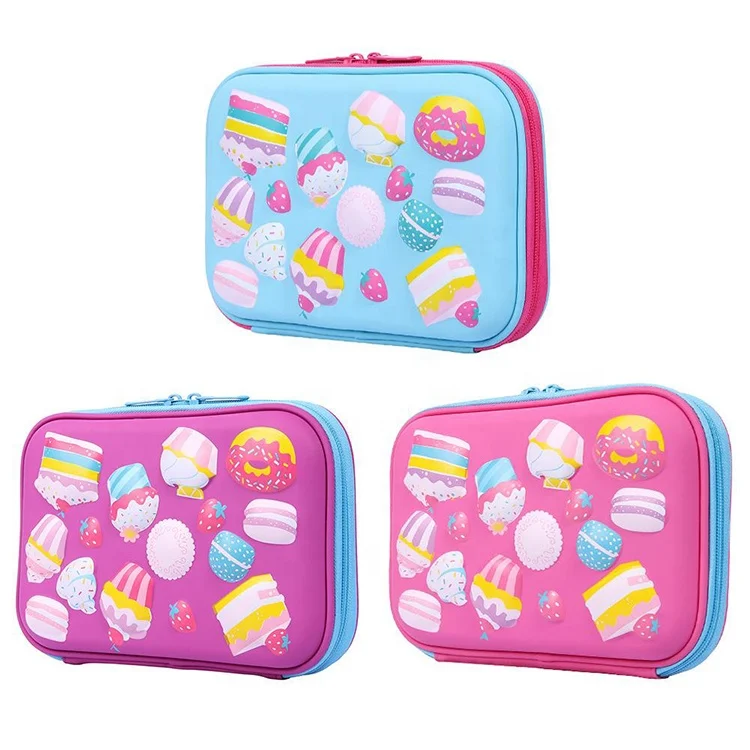 Customized logo EVA pencil case pen case carrying protective case for school