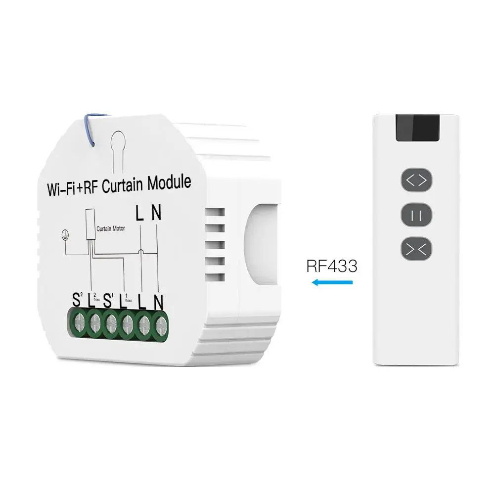 RF Wi-Fi умные сенсорные жалюзи для штор роликовый затвор переключатель Smart Life приложение дистанционное управление работает с Alexa Echo Google Home