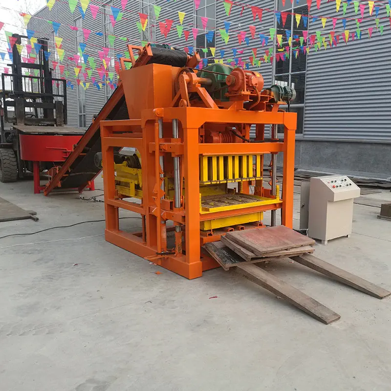 ZEYU Factory Manufacture QTJ4-28 Reliable Quality Automatic Concrete Fly Ash Hollow Block Machine Solid Brick Machine Price