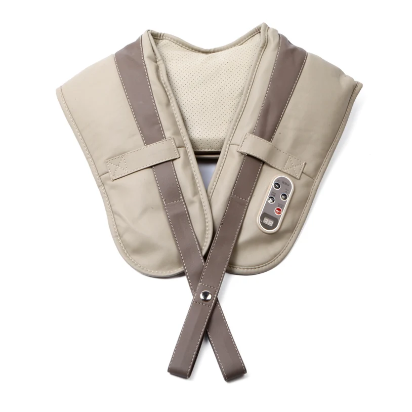 2021 Hot Selling Kneading Vibration Pu Leather Belt Neck Shoulder Massager