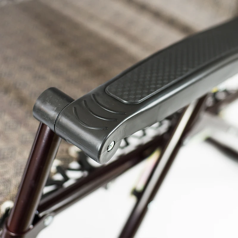 
Anti Zero Gravity Recliner Lounge Chair Folding Footrest Elderly Chair for Patio Garden Beach Pool Outdoor 