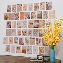 50 SETS Girl Pink Wall Paper Photo Collage Kit Aesthetic 4x6 Picture Room Decor