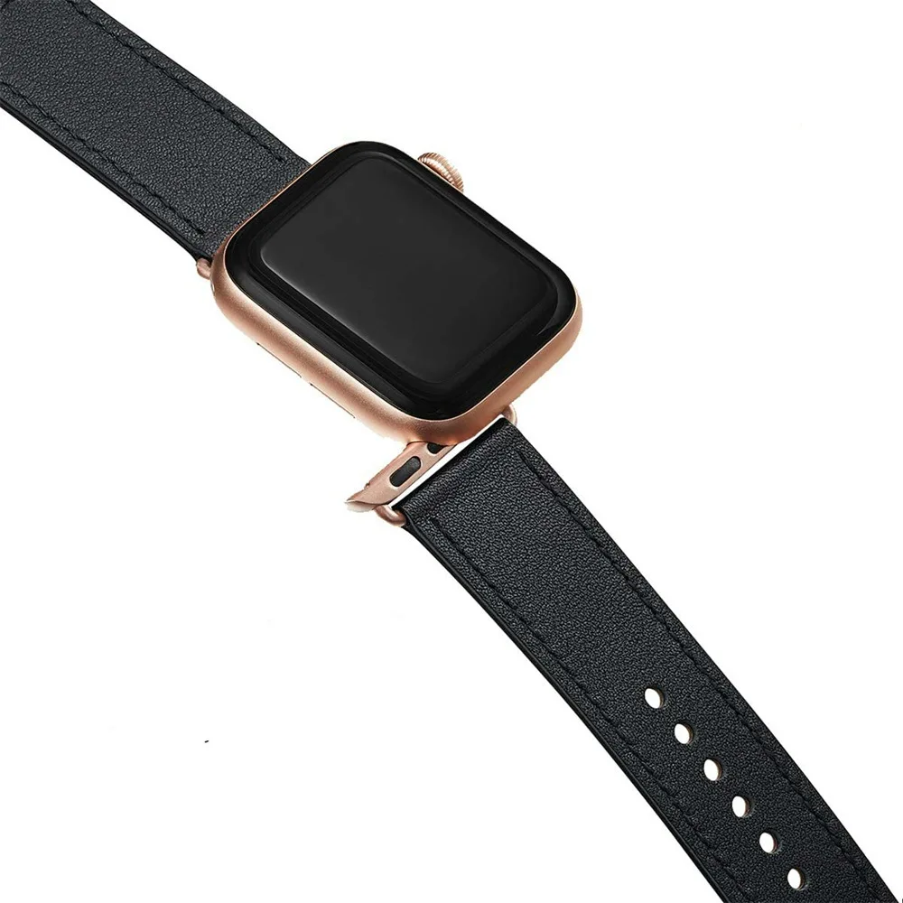 Лидер продаж аксессуары для умных часов 38 40 мм 42 44 Iwatch кожаный ремешок Apple