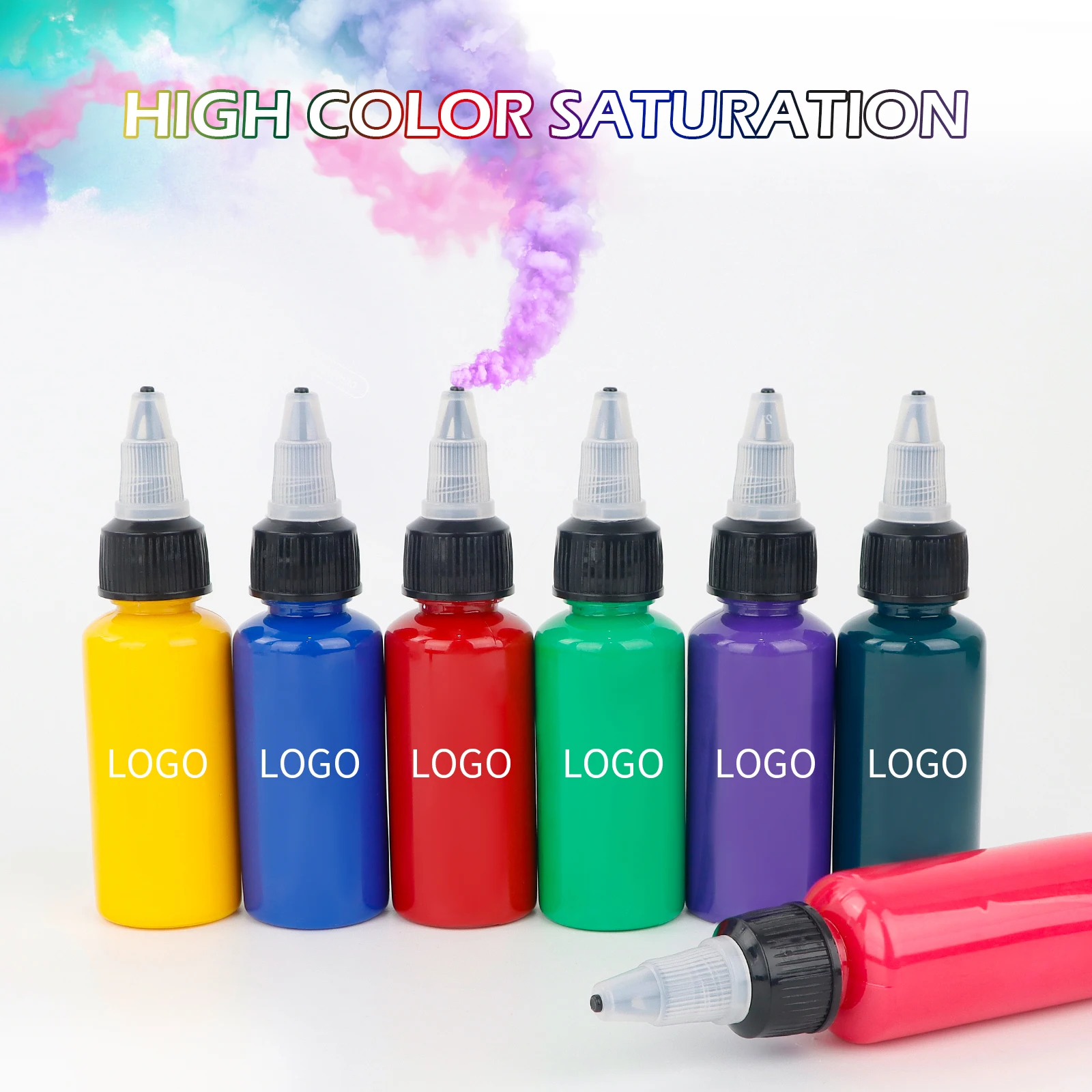OEM Professional Organic Tattoo Ink Pigment Long-Lasting Original Liquid Waterproof Makeup Body Art Permanent Tattoo Color