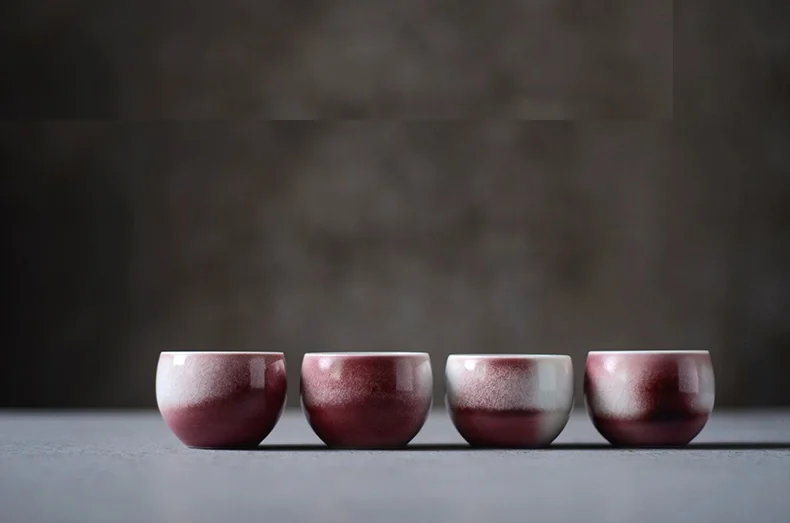 Vintage Stoneware Black Tea Cup  Souvenir Collection