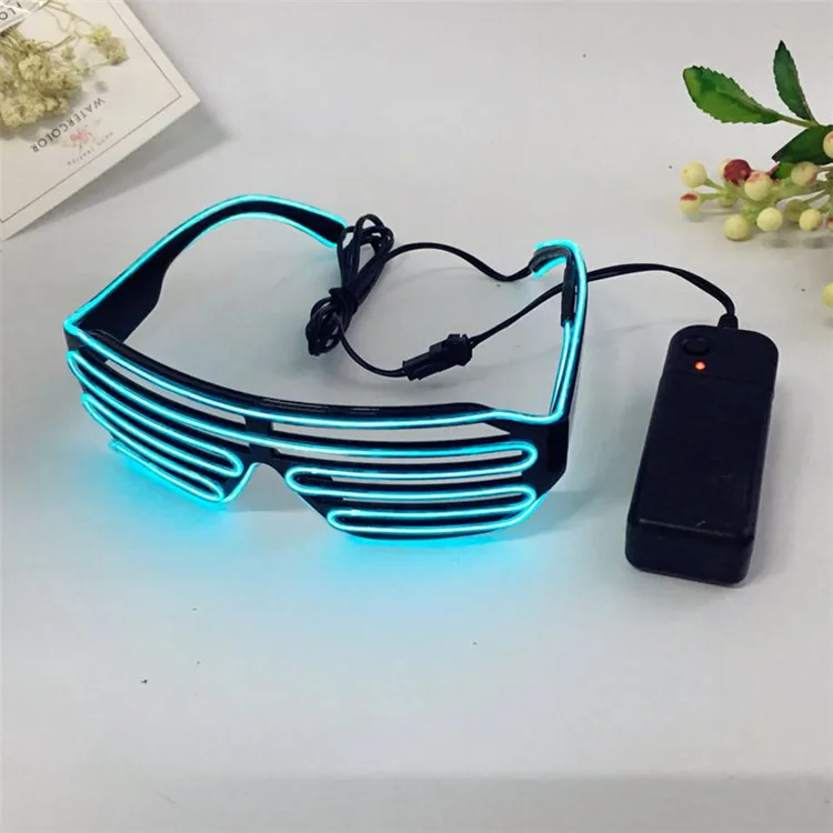 
2020 party multicolor led glow glasses light up LED glasses toys decorative mask 