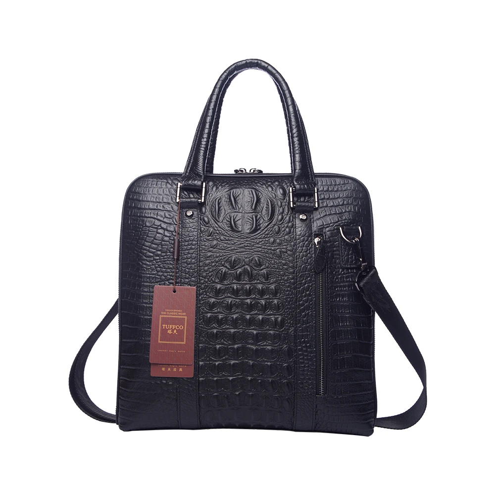 TUFFCO Popular Leather Handbag men Bag Fashion Unique Shoulder OEM Fashionable Customized Logo briefcase
