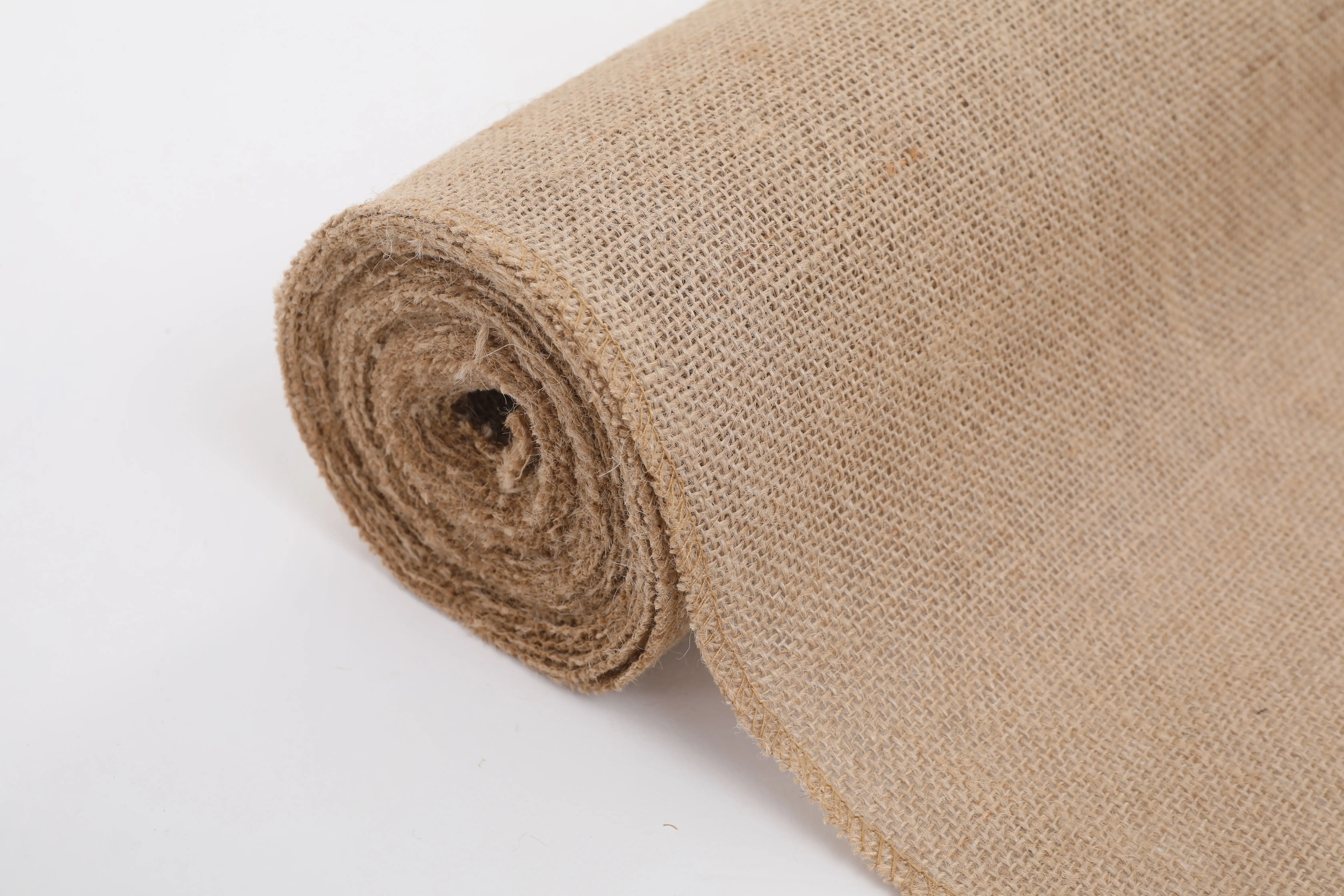 100% Jute Fabric Burlap Jute Hessian Cloth Gunny Roll Jute For Decoration