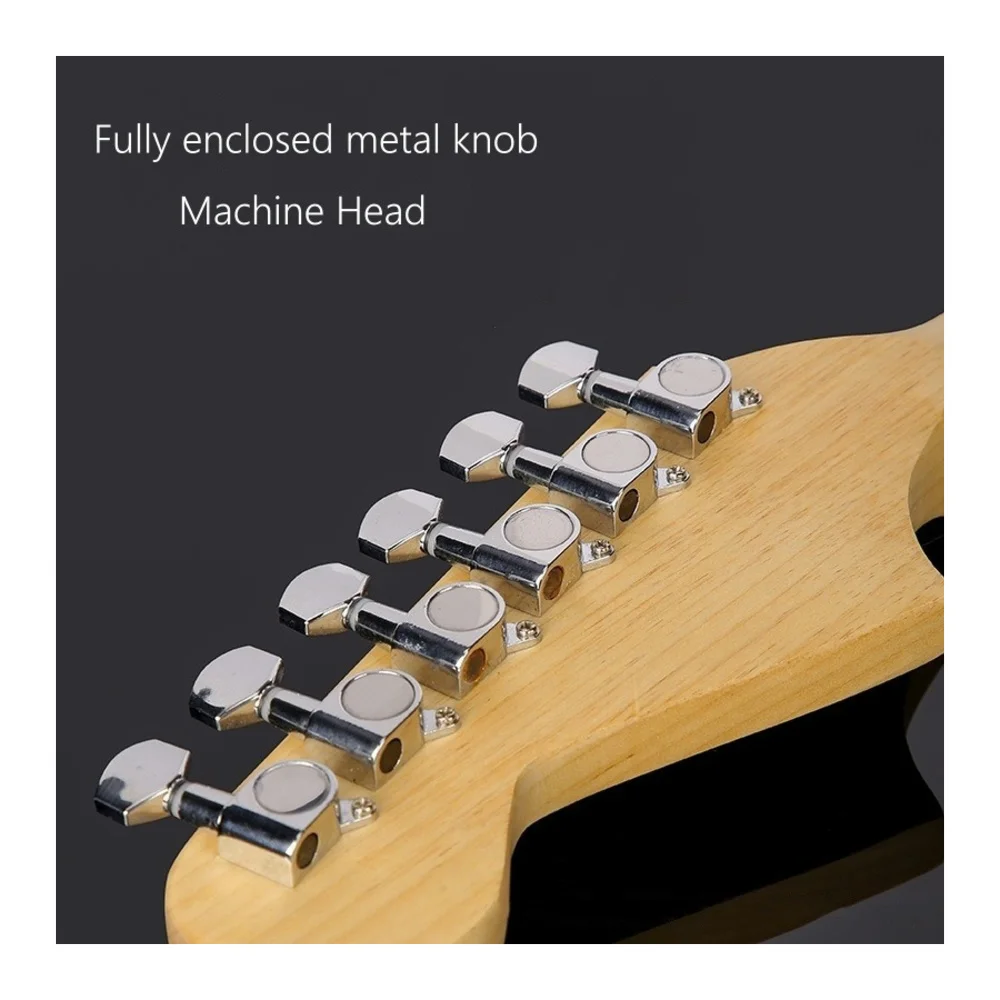 JELO KBT-D01 39 inch 6 string electric guitar maple fingerboard neck basswood harp increasing the pick-up coil electric guitar