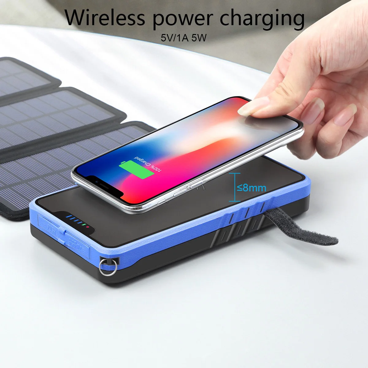 New solar powerbank  30000mah Waterproof  Type-C high capacity