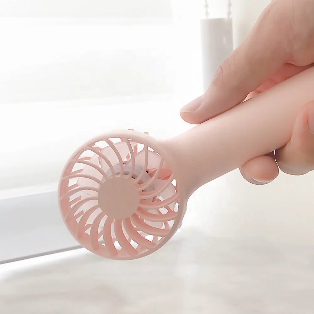 Mini Portable Handheld USB Fan Wireless Cool Summer Fan Lightweight Desktop Outdoor Plastic Fan