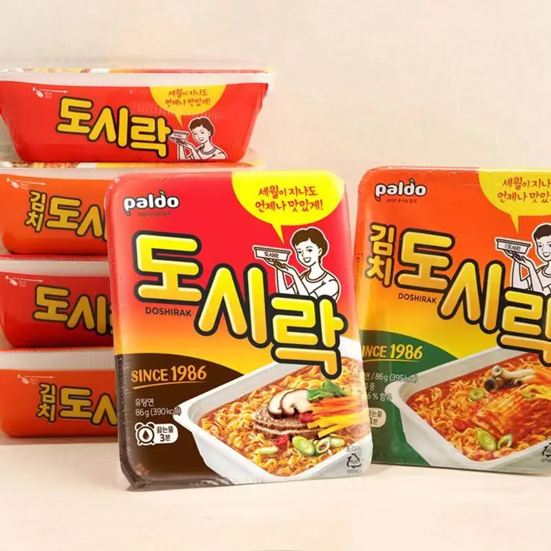 hot sale paldo beef kimchi flavor Ramen spicy Noodles Instant bow Noodles