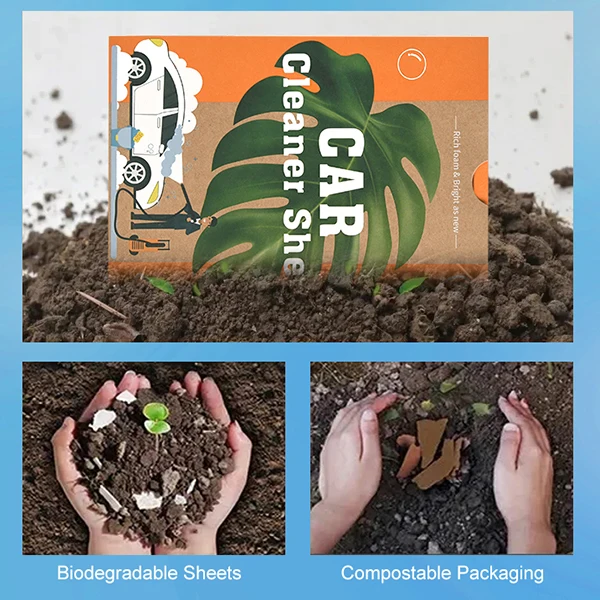 Safe for Trucks Motorcycles RVs Car Wash Soap Deep Cleaning Car Washing Detergent Sheets