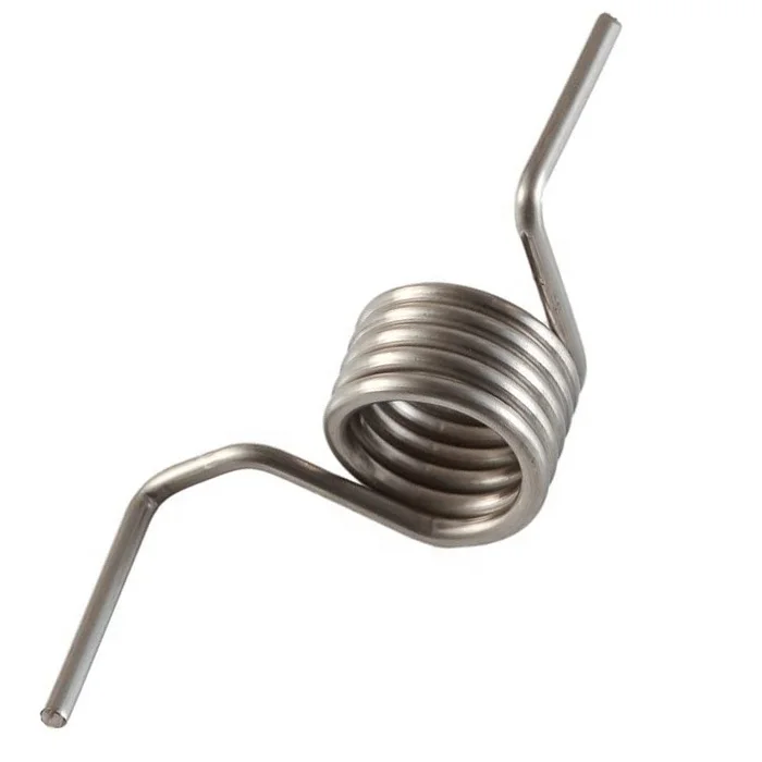 Custom Stainless Helical Power Clothespin Coil Spiral Double Torsion Spring For Door
