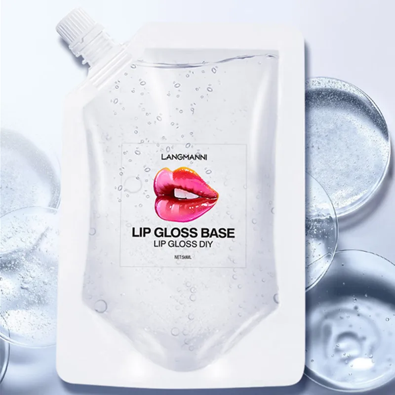 Langmanni Eudena mimlo40 мл 50 мл 100 мл 200 мл прозрачный блеск для губ веганская основа для diy увлажняющая жидкая матовая влажная основа для глазури для губ