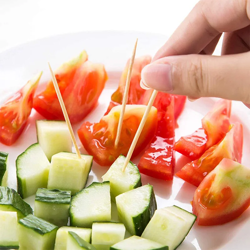 100 шт. поставщиков низкой цене оптом бамбуковые зубочистки