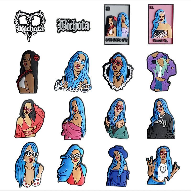 Wholesale Jibz Designer Croc Charms Metal Bling Shoe Charm Brand Charms Designer