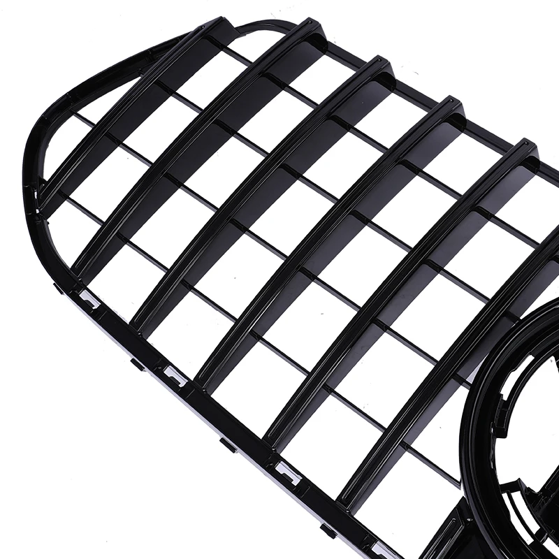 Front Bumper Panamericana GT Grille Sport Style For Mercedes Benz GLE Class W167 300d 350 450 2020 2021 2022 Black Silver