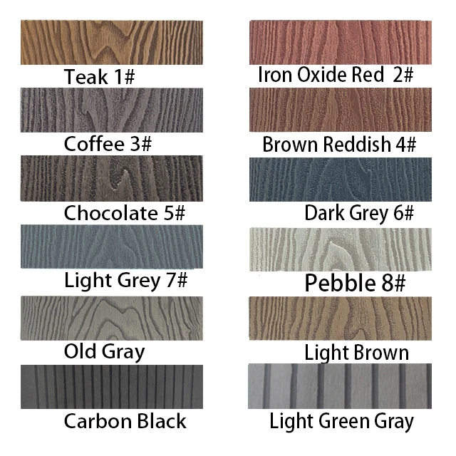 Crack-resistant waterproof WPC Wood Plastic Composite Decking  Engineered Flooring Boards Parquet for Outdoor/Pool/Garden