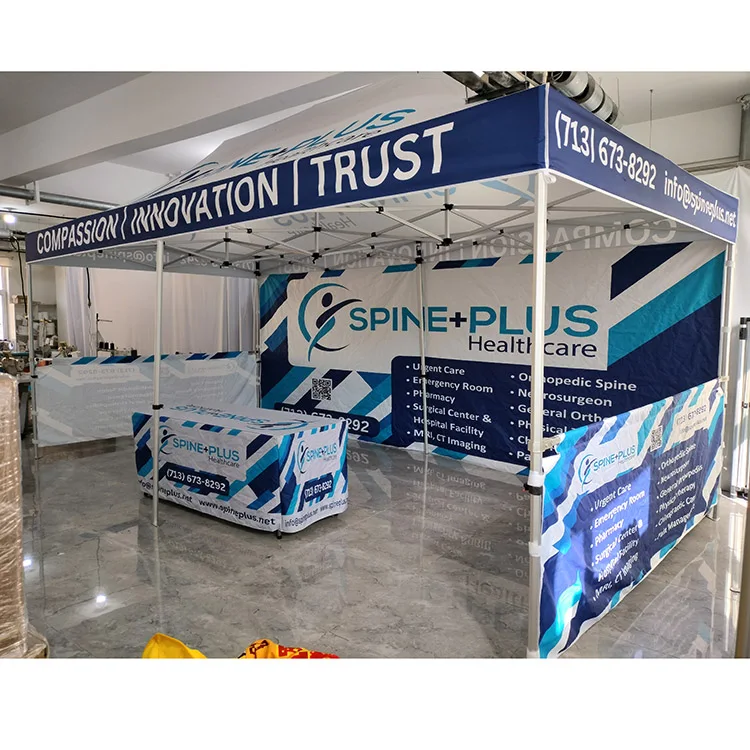 Sunshine Customized Steel Canopy Tent Advertising Pop Up Tents For Trade Show Display Events Outdoor