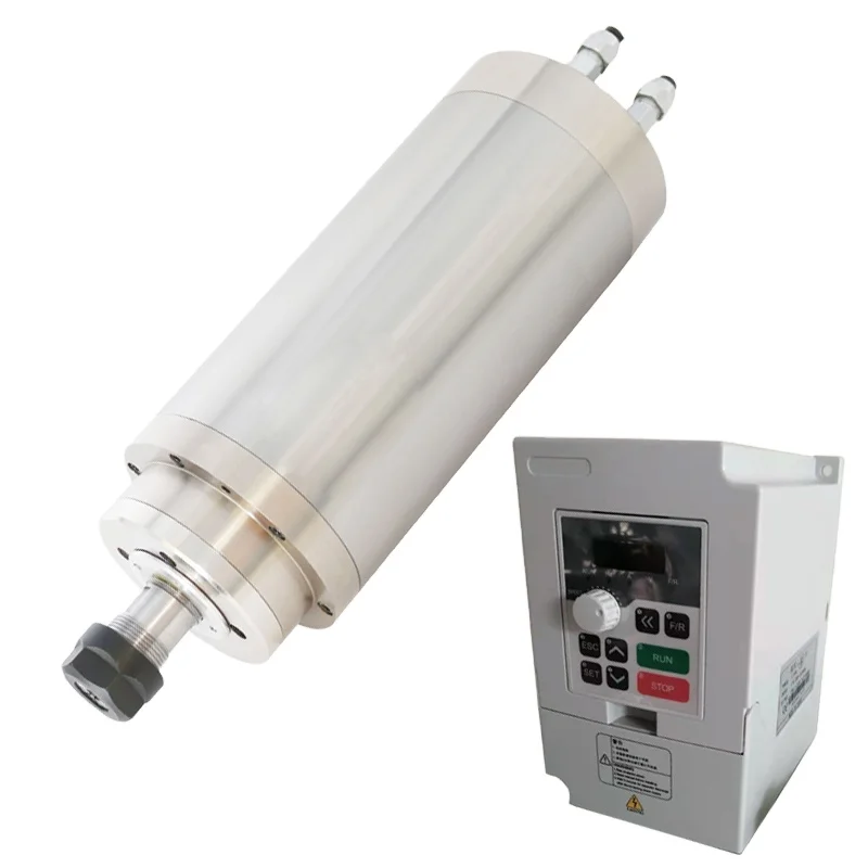 Low noise water-cooled spindle motor 800W 220V 3.0A 24000rpm 400Hz ER11 for CNC machines