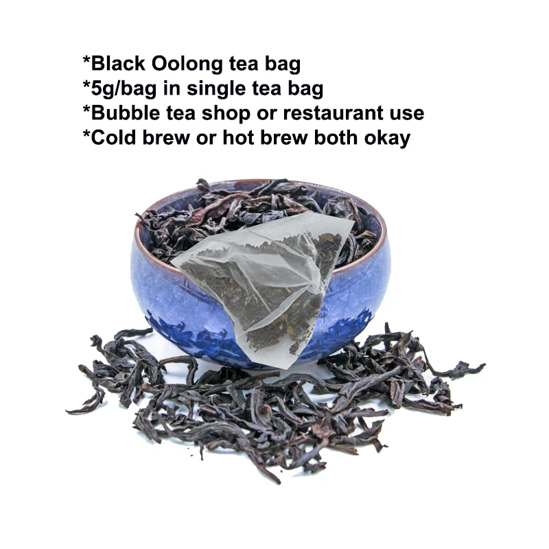 Restaurant Use Dark Oolong Tea Single Tea Bag Pack Black Oolong Tea