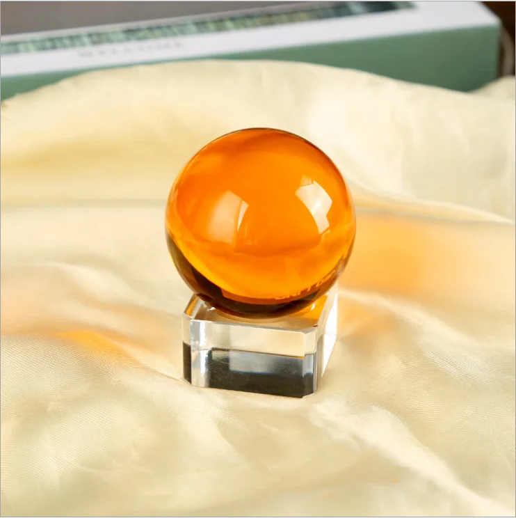 Super Magic Clear Seven Color Crystal Ball personalized solid crystal ball magic crystal ball sale