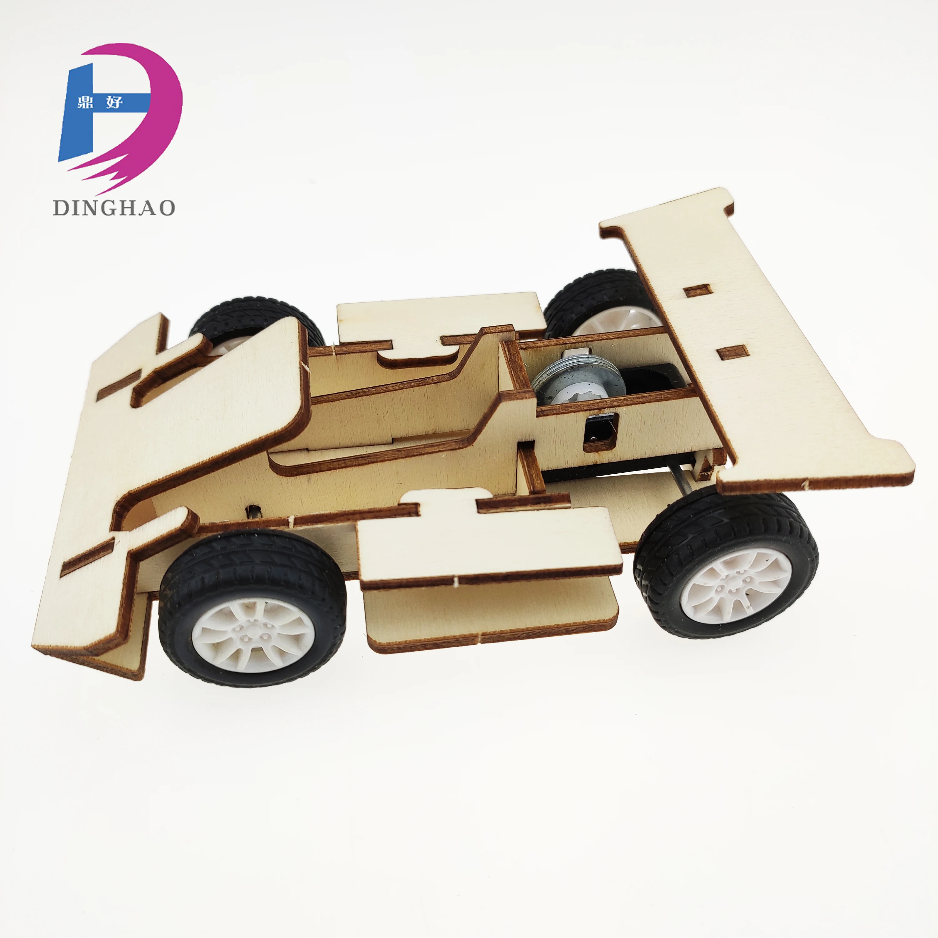 Go Karts Kids DIY Assemble Wooden Kart Racing Motorcycle Race