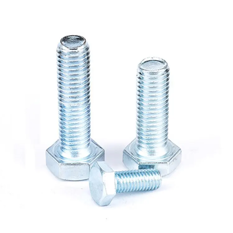 M16x50 Hex Head Bolts Metric Hexagon Bolts Cap Screws Suitable for Metal Construction
