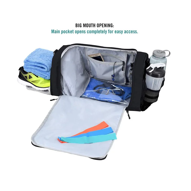 Wholesale Custom Large Capacity Foldable Waterproof Travel Sports Gym Duffel Garment Suit Bag