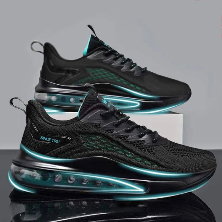 2022 jogging men cushioning half palm air cushion sports shoes breathable fashion sneakers