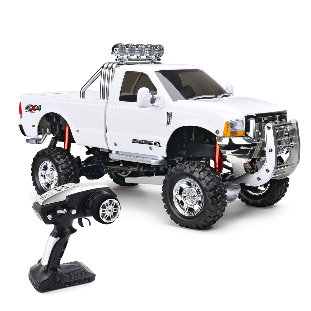 Children Electric Remote Control Car Toys HG-P410 W-2 1/10 Four-wheel Drive Pickup Truck 2.4G RC Crawler Car Toy for Kids