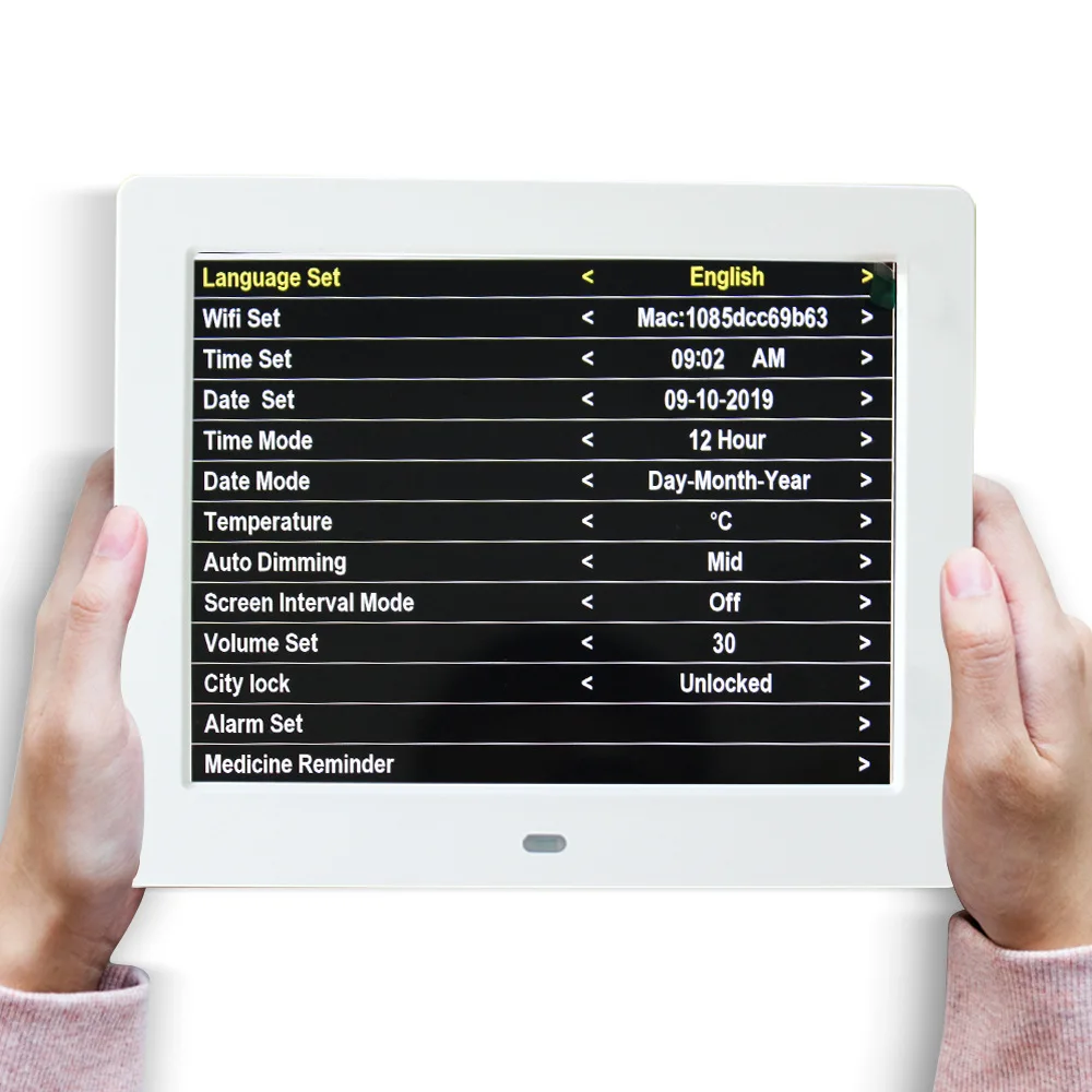 Clock with Day and Date for Elderly Display Digital Calendar Alarm Clock Dementia Alzheimers Clock with Extra Large Display