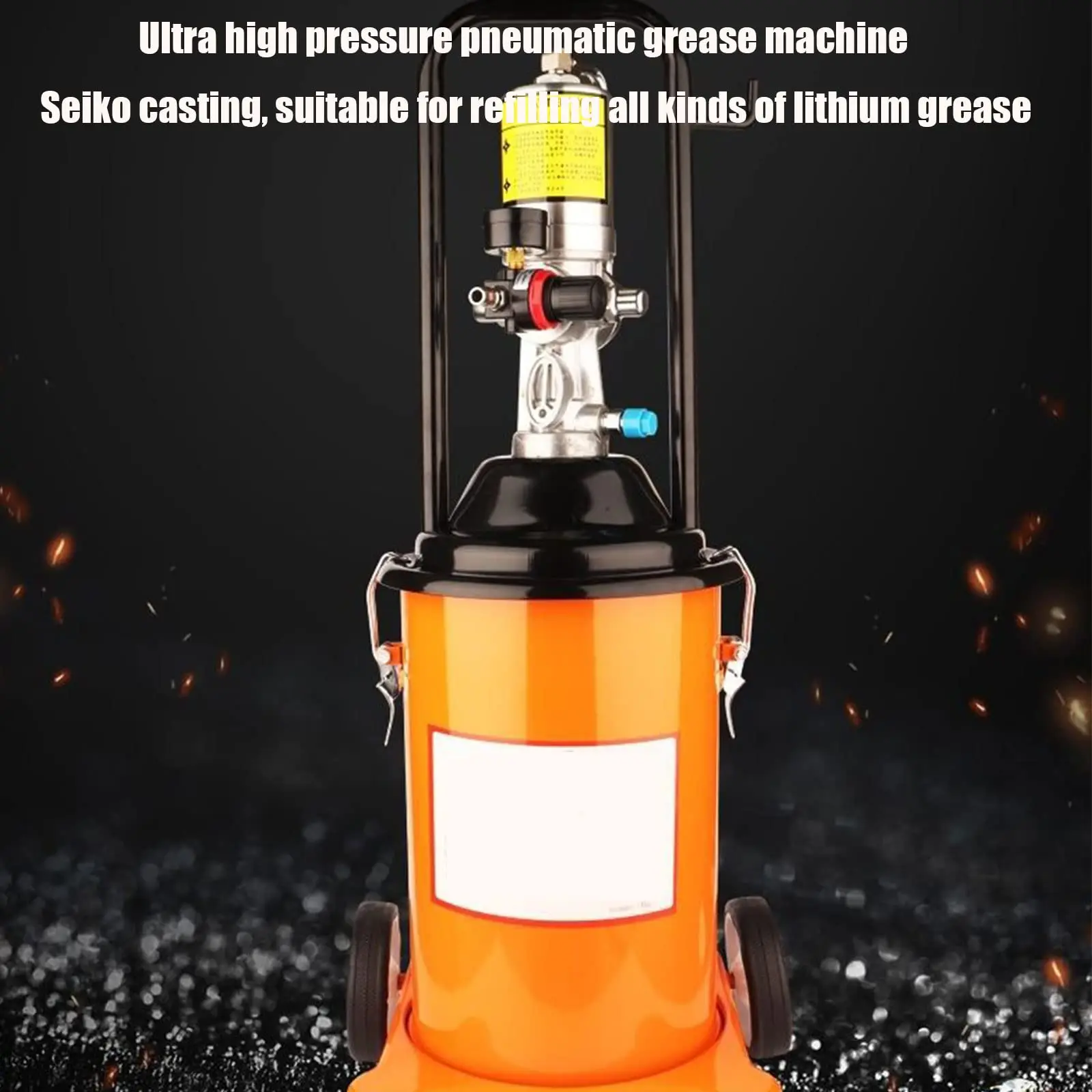 12L  Air Operated Auto Grease Lubricator Automatic Grease Pump Lubrication Machine High Pressure