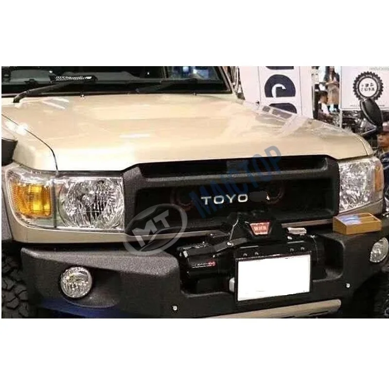 Maictop Auto Parts Full Chrome Front Grille for HZJ79 FJ79 FJ75 Land Cruiser Pick up Grills