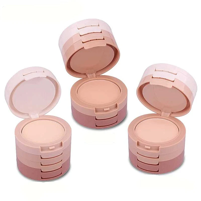 portable 5 in 1 face makeup contouring highlight  blush multifunctional combination Lip cheek pressed powder blusher custom logo
